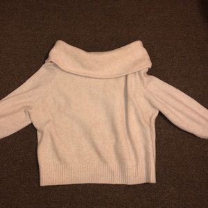 Off the shoulder sweater
